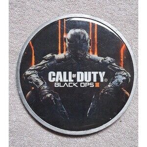 Call Of Duty Black Ops III Endowment Veterans Challenge Coin Black Orange Metal